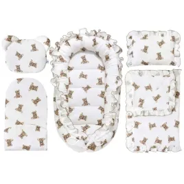 wyprawka-niemowleca-5-elementowa-z-falbankami-z-muslinu-sweet-teddy