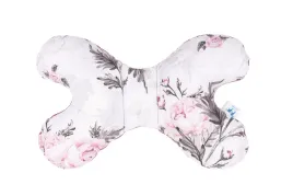 poduszka-motylek-pink-flowers-velvet-grey