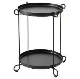 ikea-livelycke-stolik-z-taca-czarny-50-cm