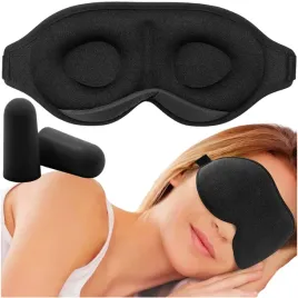 maska-do-spania-opaska-na-oczy-3d-regulowana-zaciemniajaca-lekka-czarna