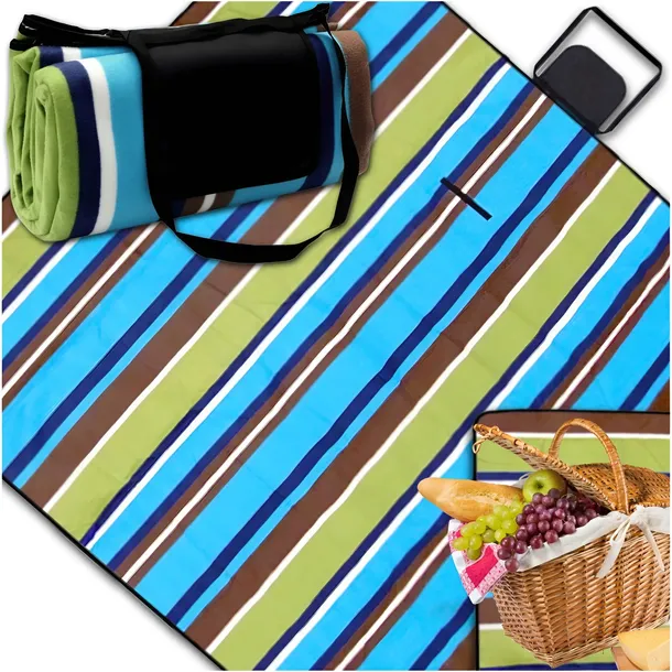 KOC PIKNIKOWY SKŁADANY PLAŻOWY NA PLAŻE KOCYK MATA BIWAKOWA 200x200CM