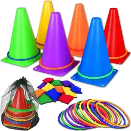 pacholki-treningowe-gra-zrecznosciowa-ruchowa-ringo-dzieci-fasolki-obrecze