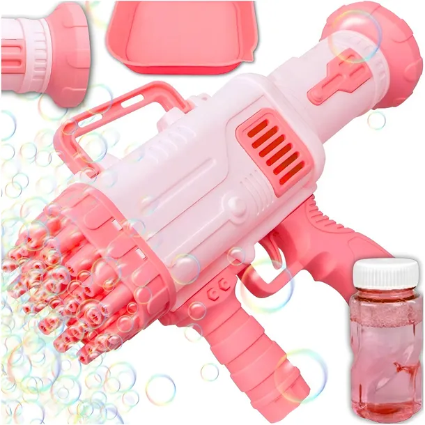 PISTOLET NA BAŃKI MASZYNA DO BANIEK MYDLANYCH GENERATOR AKCESORIA + PŁYN