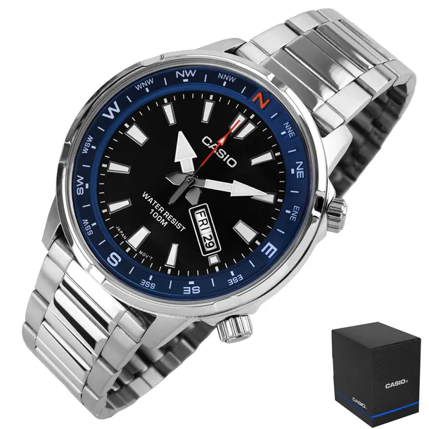 ZEGAREK MĘSKI CASIO MTD-130D-1A2VDF 10 BAR  +BOX