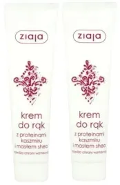 2-x-krem-do-rak-z-proteinami-kaszmiru-i-maslem-shea-100-ml-ziaja-nawilzenie