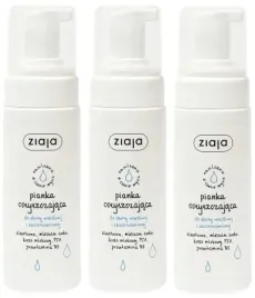 3-x-pianka-oczyszczajaca-do-skory-wrazliwej-150-ml-ziaja-delikatna