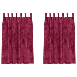 zaslony-z-weluru-2-szt-czerwone-wino-175-x-140-cm-aksamit
