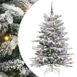 sztuczna-choinka-z-zawiasami-bialy-150-cm-pe-i-pvc