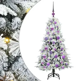 sztuczna-choinka-z-zawiasami-z-podstawa-bialy-120-cm-pe-i-pvc