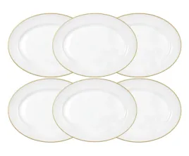 polmiski-polmisek-owalne-biale-szklo-gladkie-zloty-pasek-30x23cm-kpl-6
