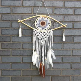 ochronny-dreamcatcher-makrama-evil-eye-brazowy