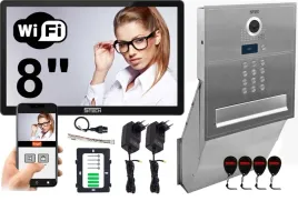 skrzynka-na-listy-z-wideodomofonem-5tech-ahd-monitor-8-84218-nierdzewna