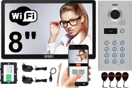 wideodomofon-8-wifi-5tech-ahd-czytnik-szyfrator-verus-b-84222-nierdzewny