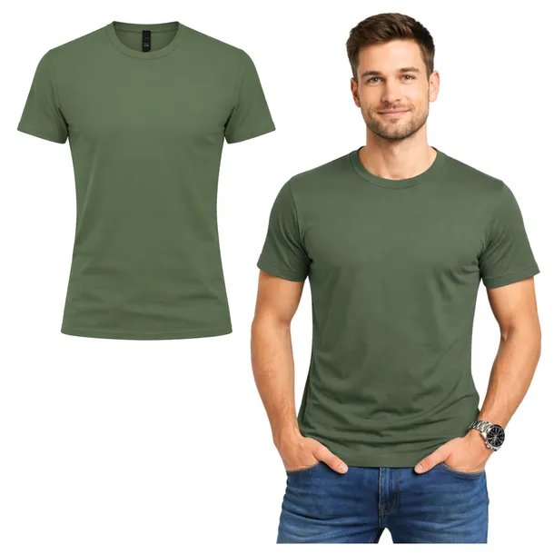 Koszulka męska Taktyczna T-SHIRT Wojskowa robocza 100% Bawełna OEKOTEX M