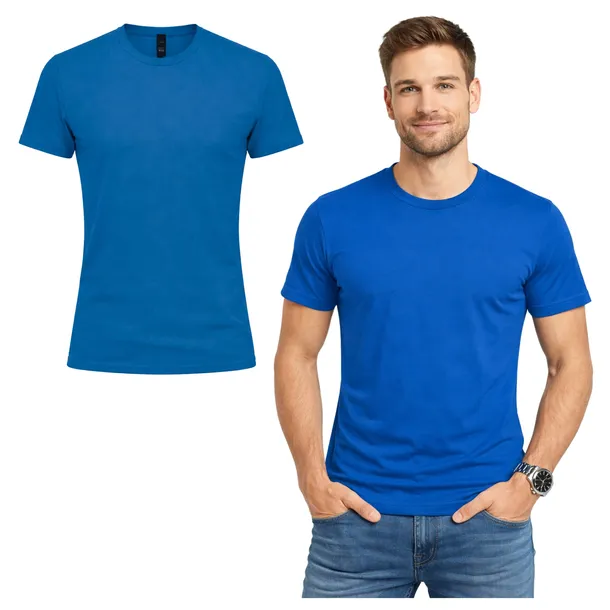 Koszulka męska T-Shirt robocza z Krótkim Rękawem Bawełna Amerykańska M