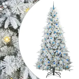 sztuczna-choinka-z-zawiasami-z-podstawa-bialy-240-cm-pe-i-pvc