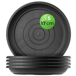 5x-podstawka-pod-doniczke-doniczki-17-cm-podstawki-antracyt-okragla-zestaw