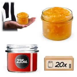 20-szt-sloik-235-ml-sloiki-na-miod-fi-82-szklany-przetwory-dzem-do-swiec