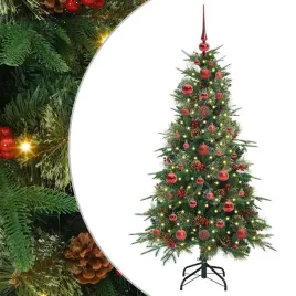 sztuczna-choinka-z-zawiasami-z-podstawa-zielony-120-cm-pe-i-pvc