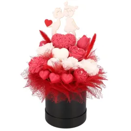 swieca-sojowa-zapachowa-bukiet-flowerbox-handmade-prezent-candela-encantada