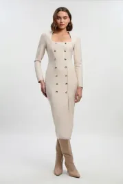 bezowa-sukienka-midi-z-dwurzedowymi-guzikami-karen-millen-s