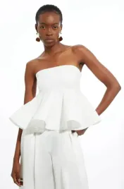 bialy-rozkloszowany-top-karen-millen-xs