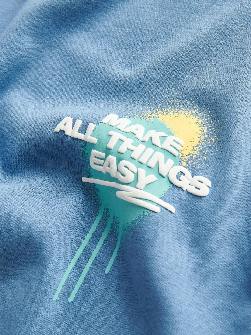 niebieska-bluza-oversize-reserved-146-stan-nowy