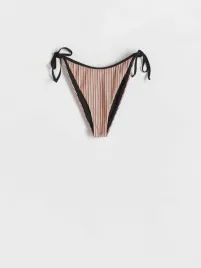 pomaranczowy-dol-od-bikini-w-paski-reserved-m