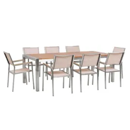 zestaw-ogrodowy-stol-drewniany-eukaliptus-i-8-krzesel-bezowych-grosseto
