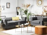 sofa-3-osobowa-szara-chesterfield-stan-nowy