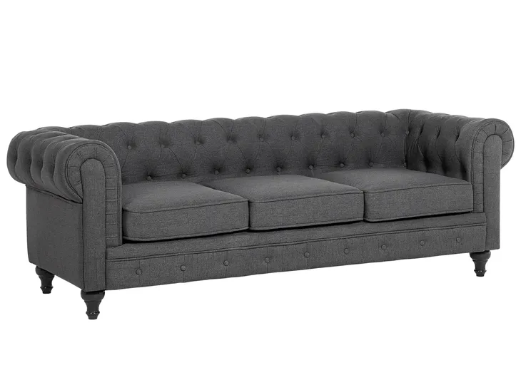 sofa-3-osobowa-szara-chesterfield-stan-nowy