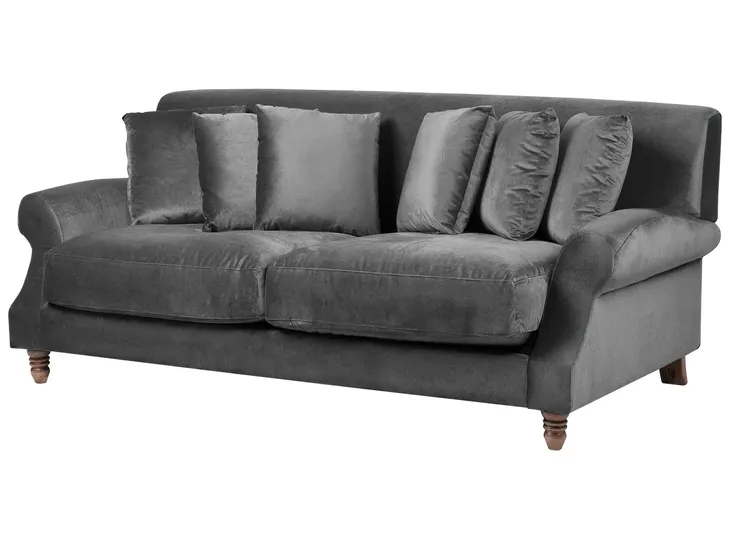 sofa-3-osobowa-welurowa-szara-eike-stan-nowy