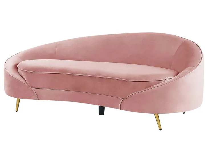 sofa-welurowa-rozowa-savar-stan-nowy