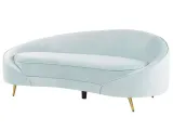 sofa-welurowa-niebieska-savar-stan-nowy