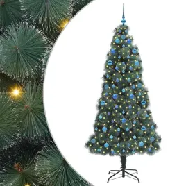sztuczna-wstepnie-oswietlona-choinka-z-zestawem-bombek-210-cm