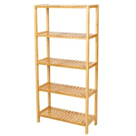 regal-bambusowy-drabina-lazienkowy-biblioteczka-nowoczesne-industrialne