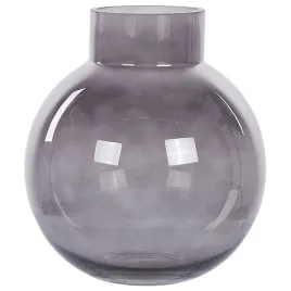 wazon-na-kwiaty-szklany-22-cm-szary-polydrosos