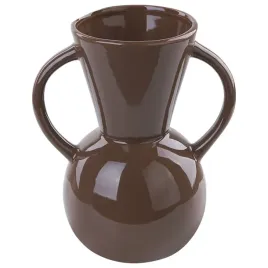 wazon-na-kwiaty-porcelanowy-19-cm-brazowy-orestiada
