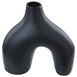wazon-na-kwiaty-porcelanowy-30-cm-czarny-lamia