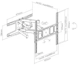 uchwyt-scienny-brateck-lpa63-446-maksymalne-obciazenie-40-kg