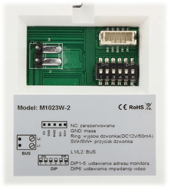 panel-wewnetrzny-m1023w-2-vidos-marka-vidos-stan-nowy