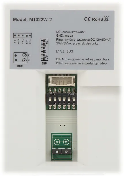 panel-wewnetrzny-m1022w-2-vidos-stan-nowy-marka-vidos