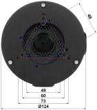 uchwyt-kamery-pfa130-e-black-dahua-marka-dahua