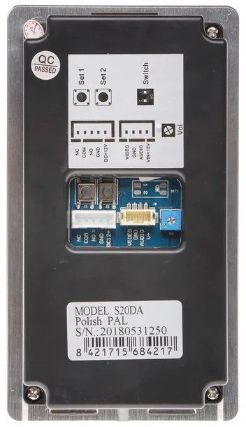 wideodomofon-s20da-vidos-typ-domofonu-przewodowy