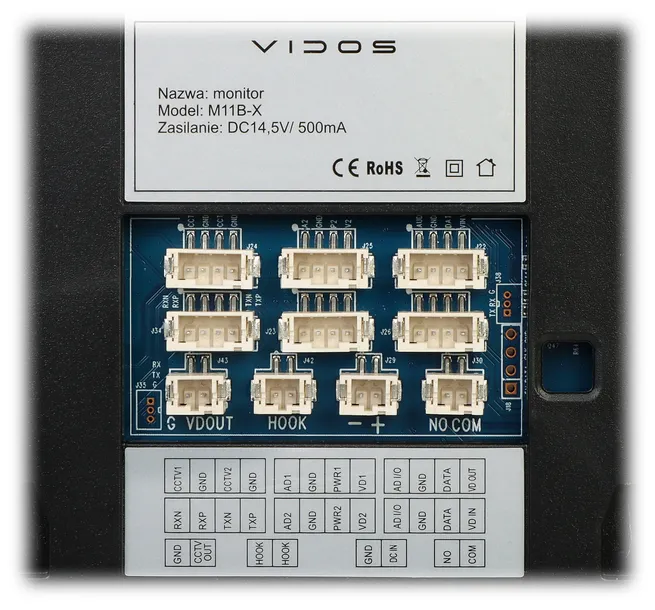 panel-wewnetrzny-m11b-x-vidos-marka-vidos-stan-nowy