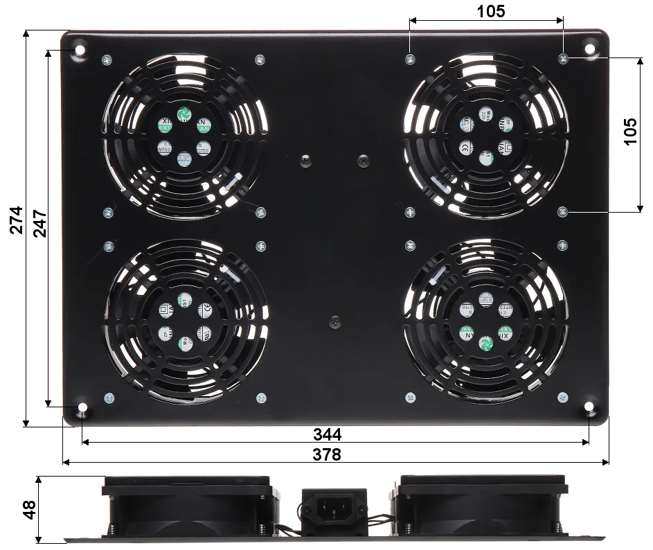 panel-wentylatorow-a19-4w-do-szafy-rack-stan-nowy