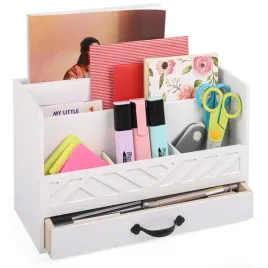 organizer-belle-vous-drewniany-bialy-z-szuflada-na-biurko