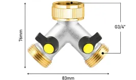 rozdzielacz-aquaflow-y-connector-srebrny-3-4-cala-kran-z-adapterami