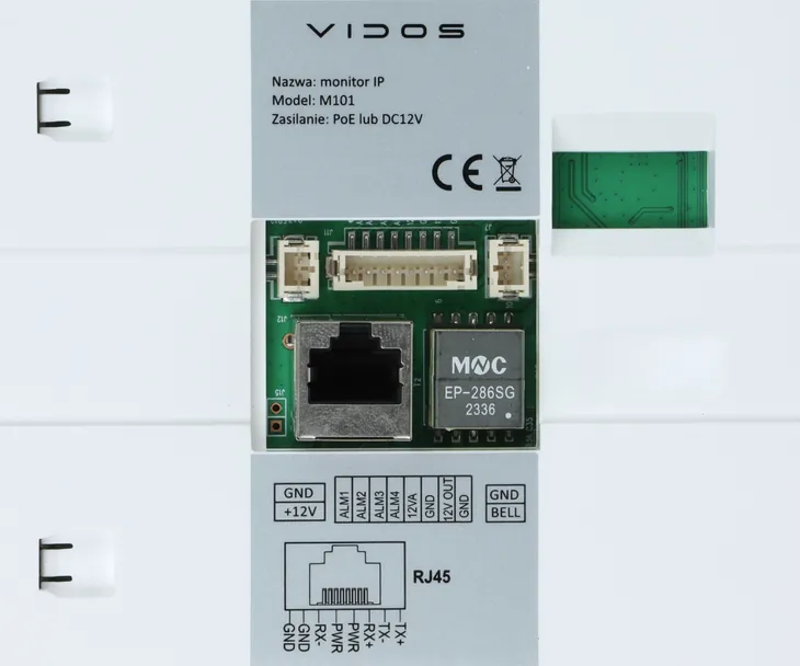 panel-wewnetrzny-m101-vidos-ipx