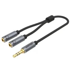 rozgaleznik-audio-y-c956abk-jack-trs-3-5mm-wtyk-2-xjack-trs-3-5mm-unitek